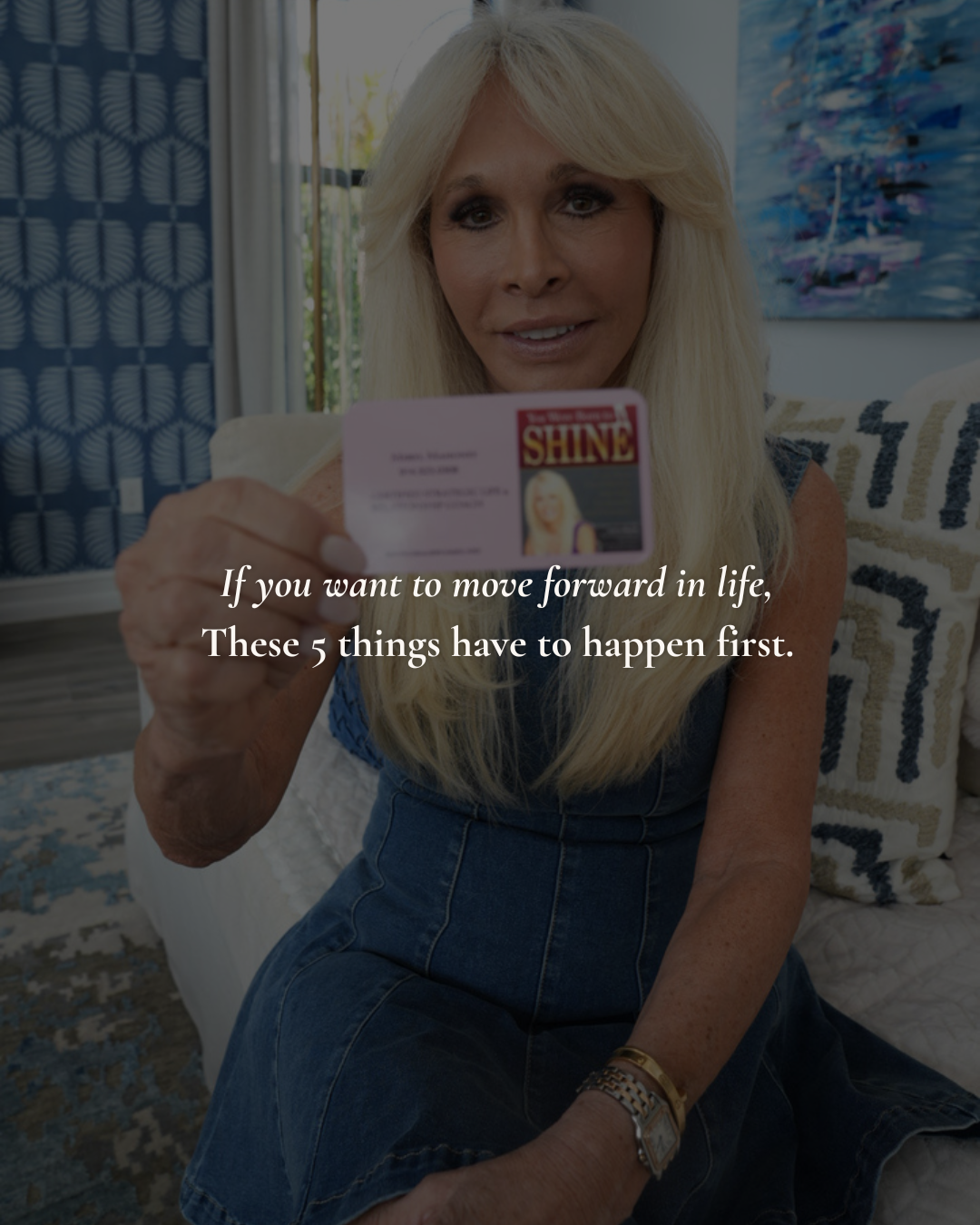 If you want to move forward in life, these 5 things have to happen first