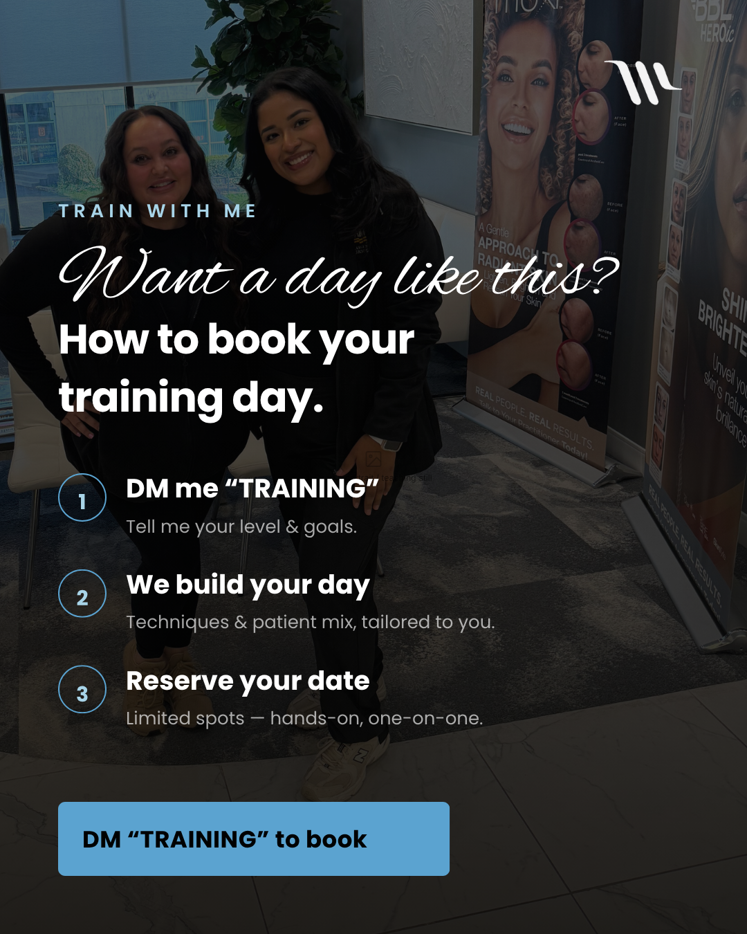 How to book your training day